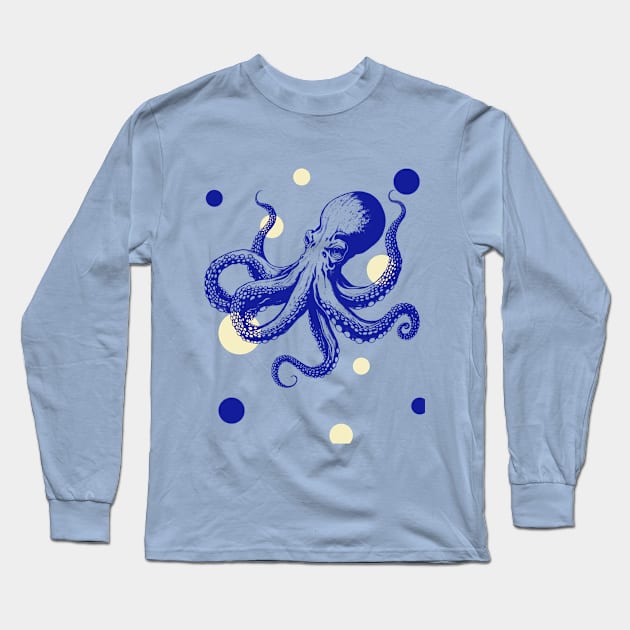 Daddy Octopus Long Sleeve T-Shirt by 45 Creative Club